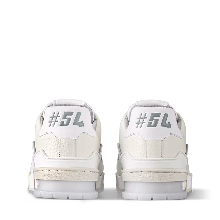 LV Trainer Sneaker Grained calf leather White 03