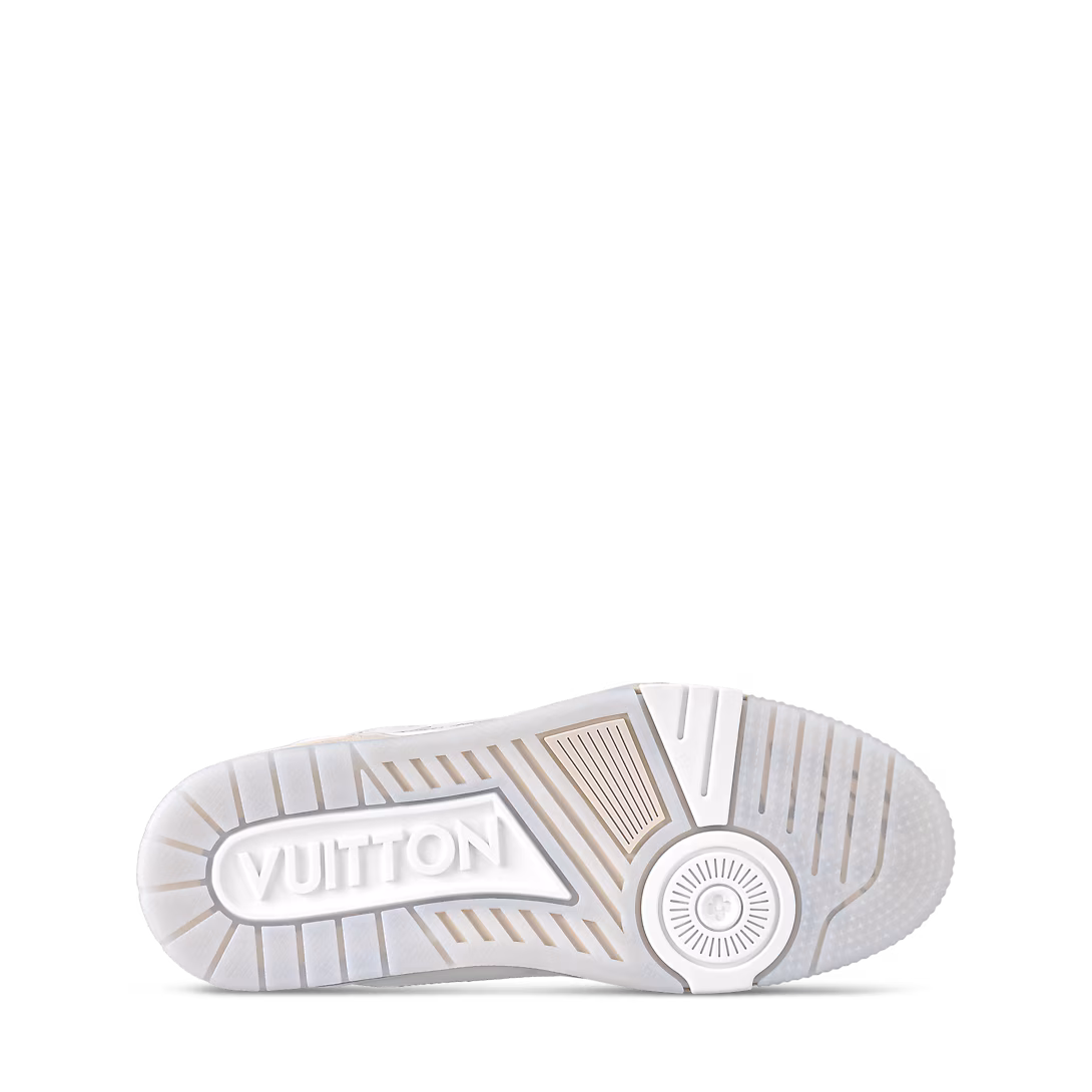 LV Trainer Sneaker Grained calf leather White 05